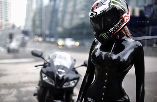 Latex biker style 