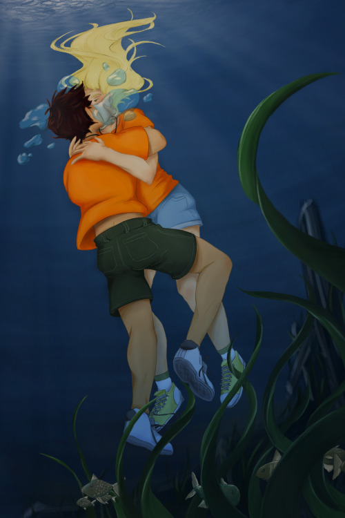  “And it was pretty much the best underwater kiss of all time.”I fell in love with PJO recently and 