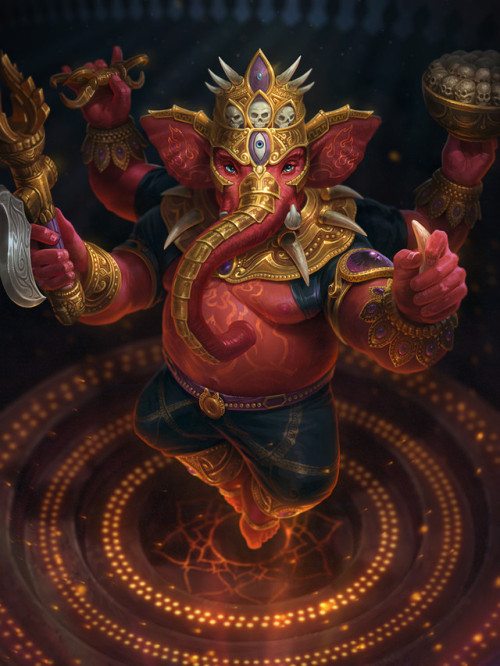 Maha Rakta Ganesha By Jon Neimeister