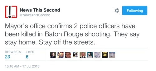 Baton Rouge Police Shooting: At least two officers confirmed dead