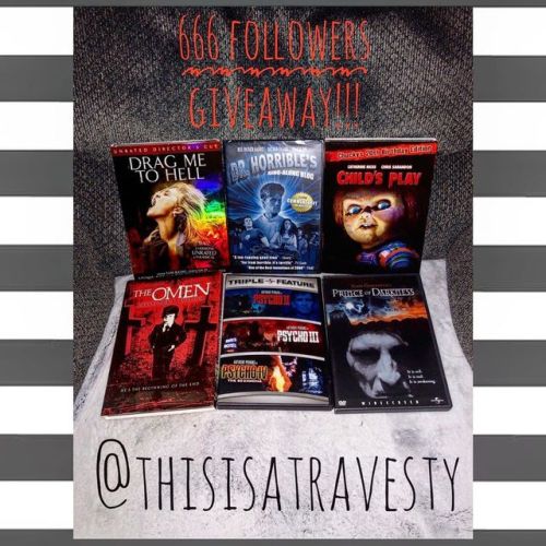 Giveaway time! Since I hit 666 followers last week I thought it was time to give something back. The