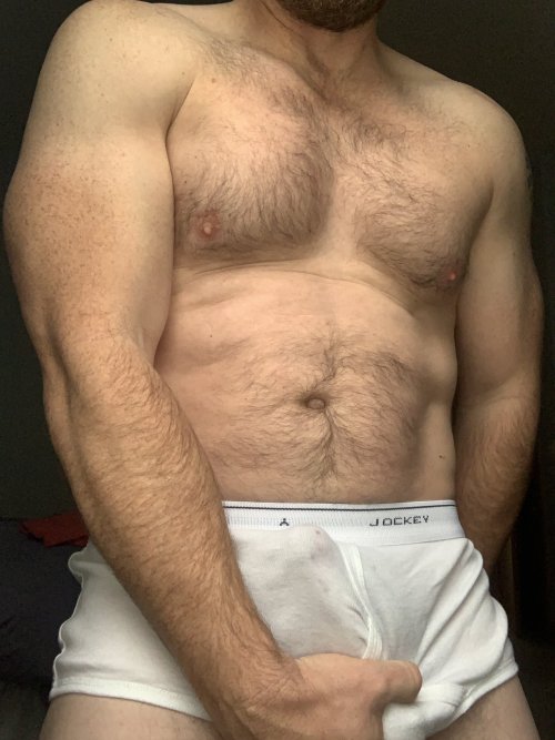arekharlow: kaptivlockedchallenge: Masculine underwear for a masculine body I love this cock with wh