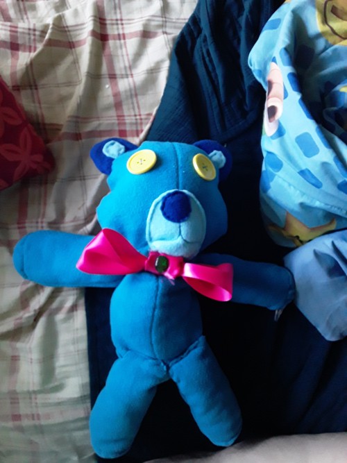 My Teddy Barry Draxum Is Finished! I Have To Reiterate That I Am NOT A Professional Toy Maker. I Made