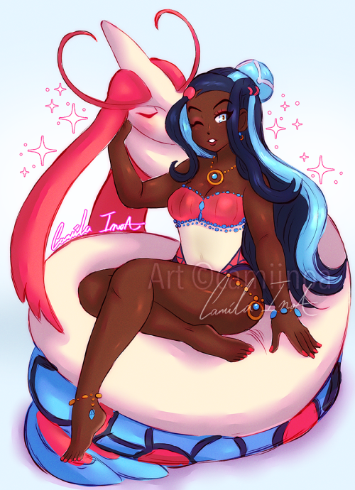 For a mini Nessa art event over at Twitter.(If you wanna see more frequent art updates + new illustr