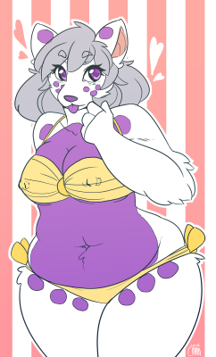cheshirecatsmile37:  nepetacidedraws:  First two ŭ bikini commissions go to the lovely Eluna and Madii. (づ￣ ³￣)づ  Pfffft Madii is so frickin’ cute I love this so much &lt;333And lookie that other cutie!! So much cuteGo commission her nao