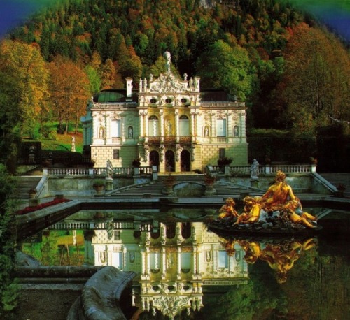 Linderhof Palace, built for King Ludwig II of Bavaria, Germany, 19th century