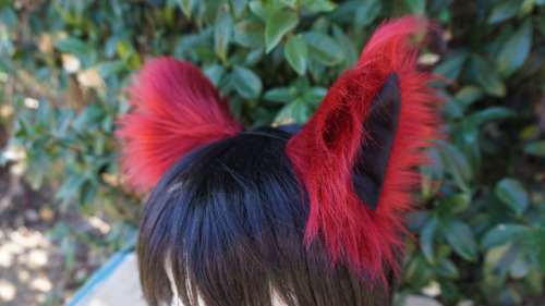 Cat/Fox Headband Ears Love the crimson with the darker hair colors ♥See something you like or maybe 