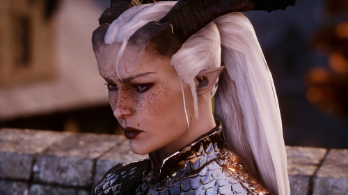kadustuniverse: Qunari Long Ponytail Pack Soooo, i was tired of doing conversions, so i decided to 