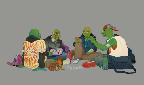 A Piece I Did For @the-peak-tmnt Of The Mutant Mayhem Boys !!