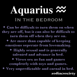 zodiacsociety:  Aquarius in the bedroom 