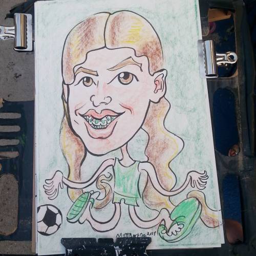 Porn photo Caricature done at my favorite ice cream
