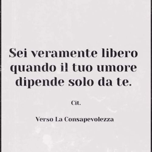 Smetti di lasciare che le persone che fanno così poco per te controllino cosi tanto la tua mente, tuoi sentimenti e le tue emozioni.
W. Smith
https://www.instagram.com/p/CnwcjIFN4TG/?igshid=NGJjMDIxMWI=