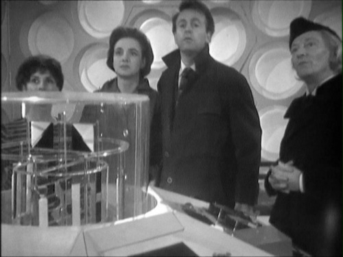 Doctor Who: An Unearthly Childgroup shotsIAN: Just a minute. You say we&rsquo;ve gone back in time? 