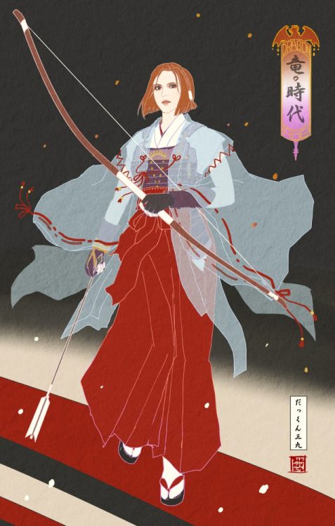 pixalry: Dragon Age Ukiyo-e Character Fan Art - Created by Dakkun39 Follow the artist on Tumblr!