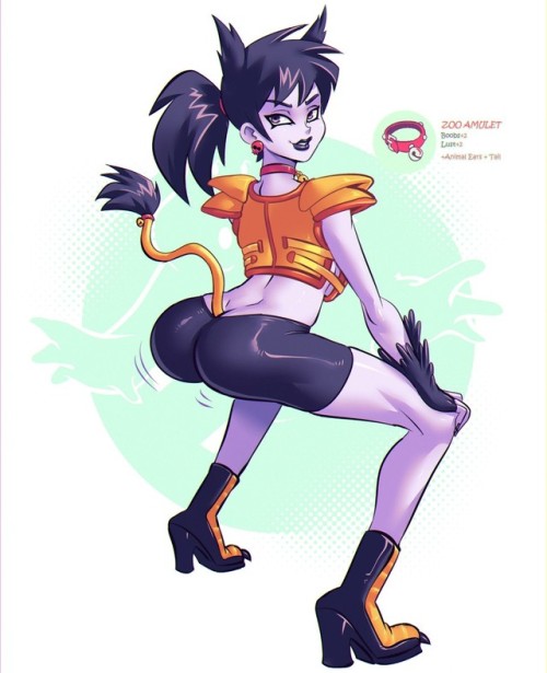 slim2k6: supersatansister: Kylie Griffin (IDW Ghostbusters) twerking about + Zoo amulet (adding Griffin-like details), also with the nude version. You guys are trying to make me go back to full “Kylie mode”…aren’t ya!!  < |D”‘‘‘