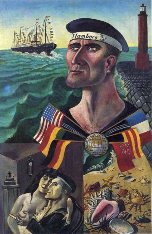 Porn photo Otto Dix, The Goodbye to Hamburg, 1921https://painted-face.com/