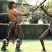 weirdlandtv:Publicity photos of Arnold Schwarzenegger and Grace Jones for CONAN THE DESTROYER (1984).