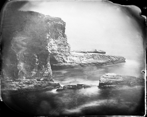 Panther Beach near Davenport CA 6.2020half plate tintype 45 second exposure at f132