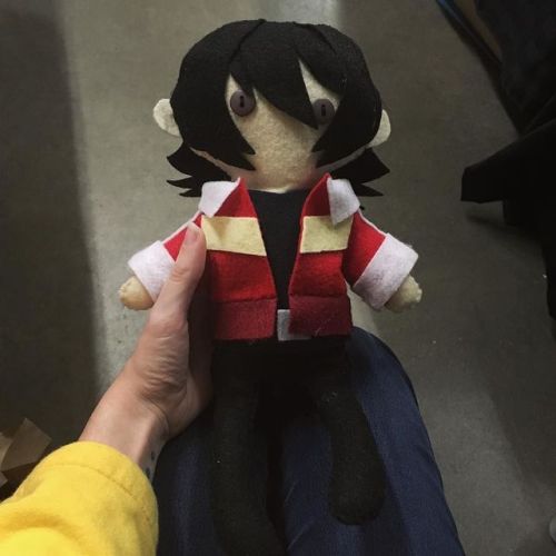 A Shanties fan made me an adorable plushie Keith!! Guess she knows how much I love Voltron