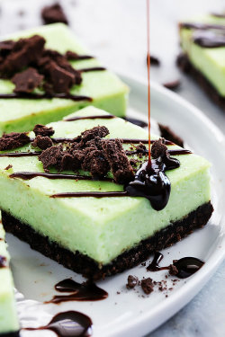 Do-Not-Touch-My-Food:    Thin Mint Cheesecake Bars   