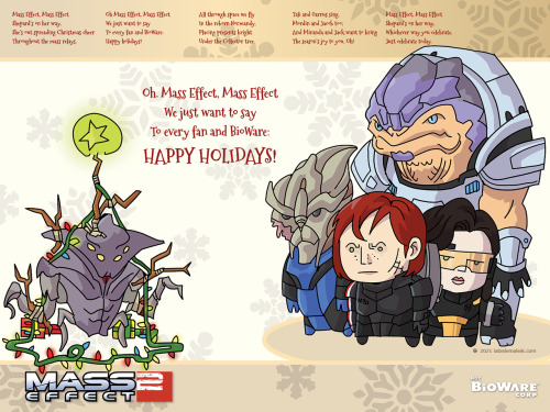 Happy Holidays everyone! To commemorate the season, I made a Mass Effect 2 version of an official ho