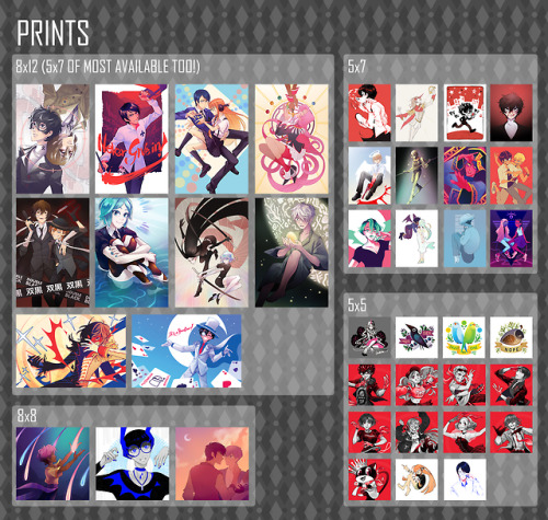 My catalog for AX next weekend!! ヾ（〃＾∇＾）ﾉ♪ ✨✨✨ I’m at table E57, see you there!!