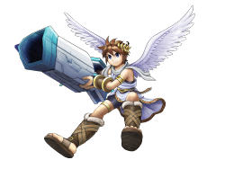 thevideogameartarchive:  Some super high resolution artwork of PIt from Kid Icarus Uprising!  Follow thevideogameartarchive on Tumblr for awesome video game artwork old and new!