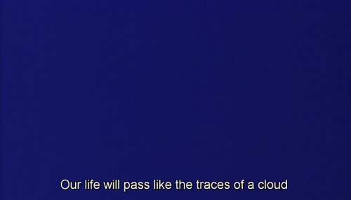 Derek Jarman, Blue, 1993