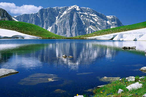 Dragon Lake of Tymfi mountain, Greece by Costas Zissis Photography. 