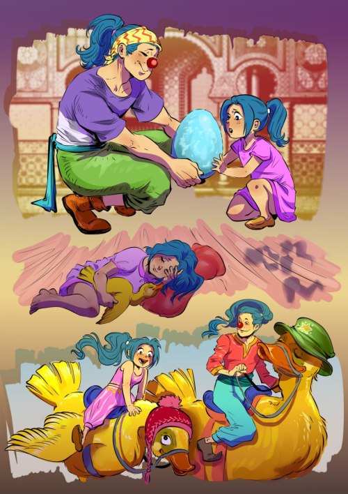 Blue Hair, Love For Gold Jewelry, Bright Clothes... You Must Be From Alabasta!