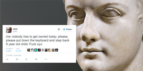 veliseraptor:→ famous romans as dril tweets (some added from here) || part two 
