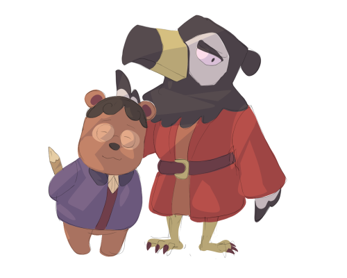 dziwaczka:What we do in the shadows characters as animal crossing villagers :)