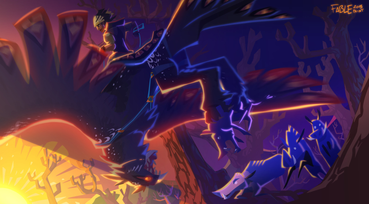 fablepaint:  Damien’s tributes, Daius Nokt and Galyx respectfully.Click here to