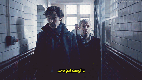 aconsultingdetective:Legit Johnlock ScenesInteresting night out.