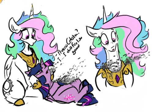 greyartpost: greyartpost: ATG 20- a pony out of time. decided to do the prompt while drawing with peeps. 