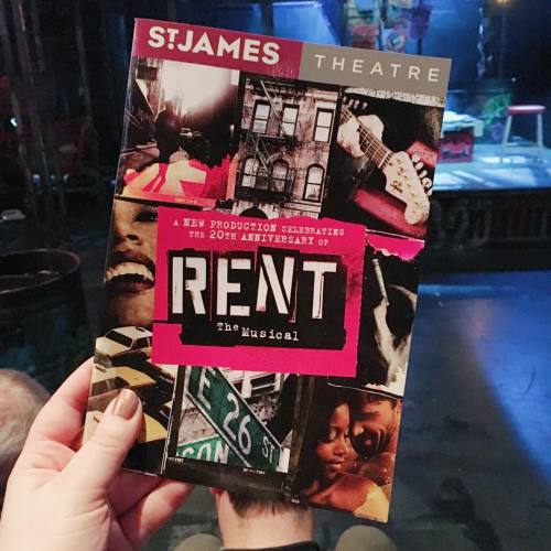 My favourite film and now my favourite musical ❤️ #Rent20 (at St James&rsquo;s Theatre)