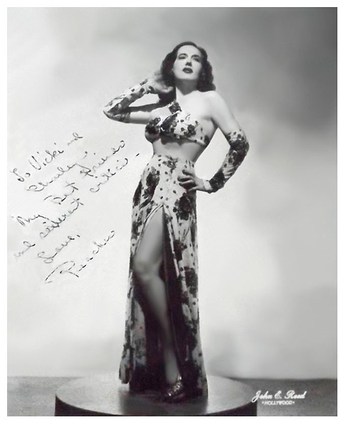 Peaches Strange      (aka. Mildred Strange) Vintage 40’s-era promo photo personalized: