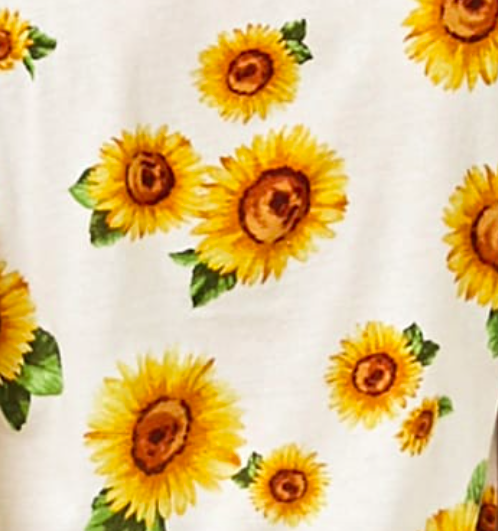 sunclean: sunflower prints!