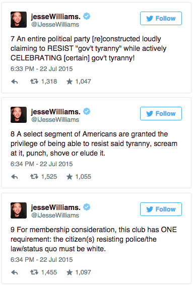 salon:  Read Jesse Williams’ epic Twitter essay on police racism