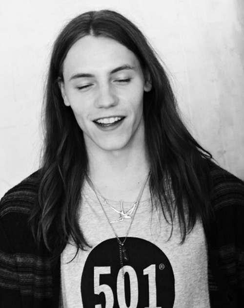 longhairworld: Duncan Pyke @ Elite | The Just Kids Issue, Ph:  Willem Jaspert