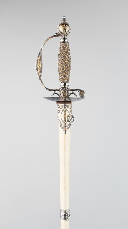 peashooter85: Ornate English smallsword, late 18th century from The Art Institute of Chicago