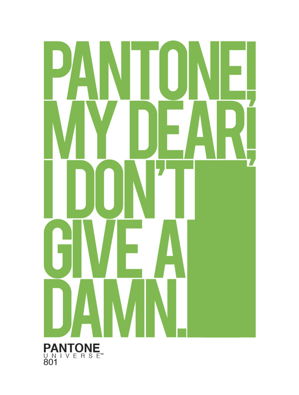 johnnybradshaw:  Pantone for everybody!  