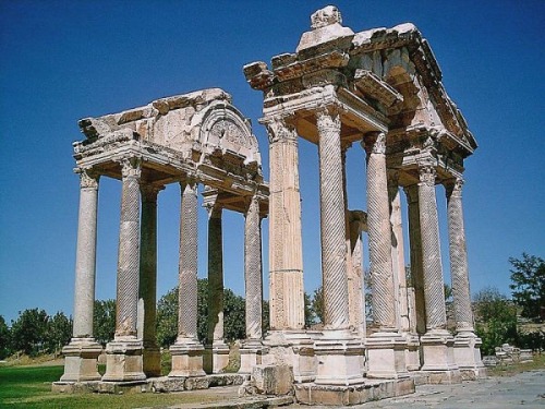 shiningjasmin: shiningjasmin Tetrapylon of Aphrodisias, II century AD. Aphrodisias is an ancient cit