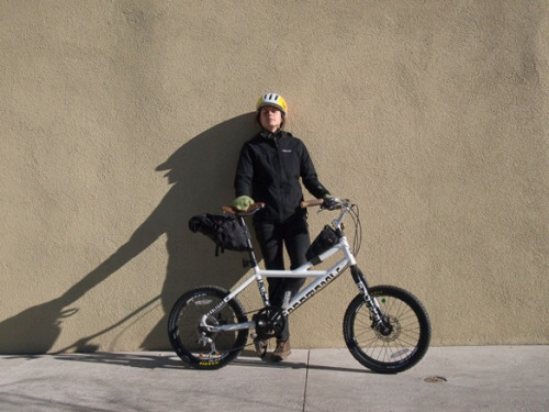 bikehooligan-blog:  The Original HOOLIGAN, Lael.  Here’s to the documentation of all the adventures 