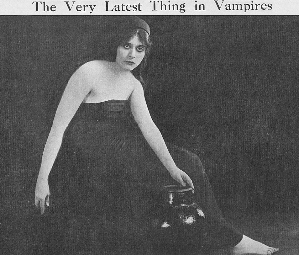yesterdaysprint:Theda Bara photographed in The Bystander, England, April 26, 1916