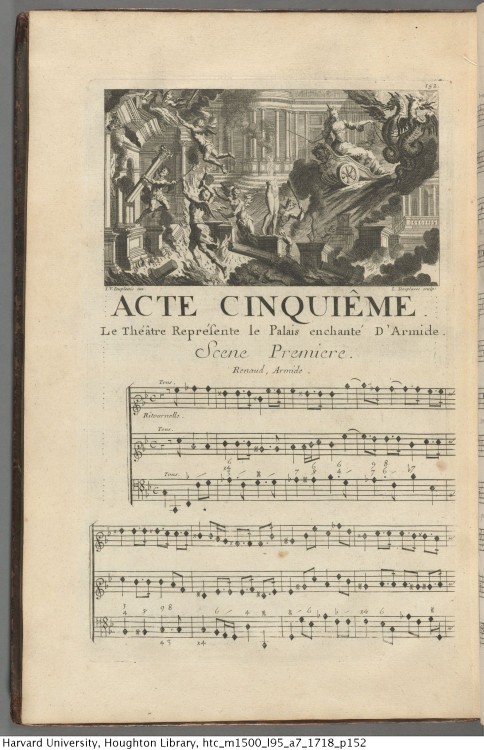 Lully, Jean Baptiste, 1632-1687. Thesée : tragedie, 1711. M1500.L95 T5 1711 (B) Harvard Theat