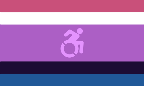 distinct-disability-flags: Disabled Queer Flags - Part 2Genderfluid, Bigender, Demiboy, Agender, &am