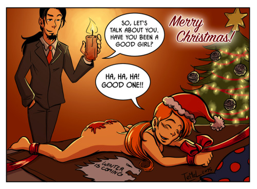 kinkycomics: Merry Christmas and happy holidays to all of you!!! =^_^=