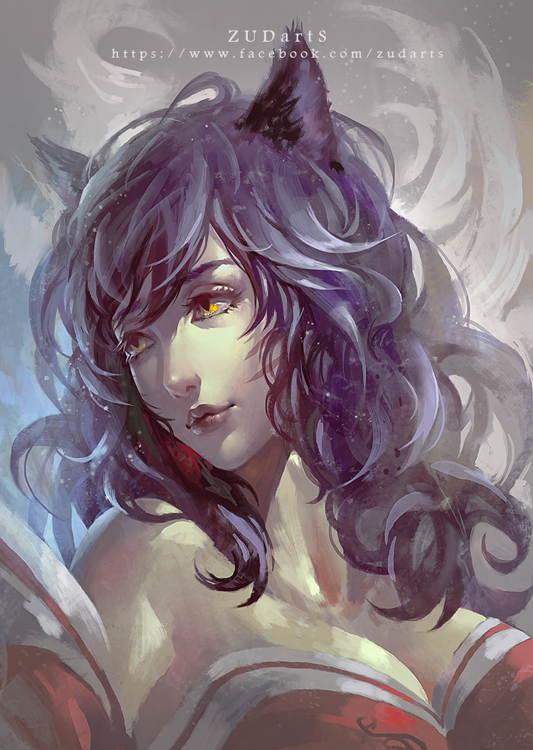 league-of-legends-sexy-girls:  LOL-Ahri by Zudartslee 
