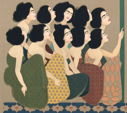 spiritsdancinginthenight:Hayv Kahraman “…is an artist from Iraq. Spanning drawing, painting, and scu